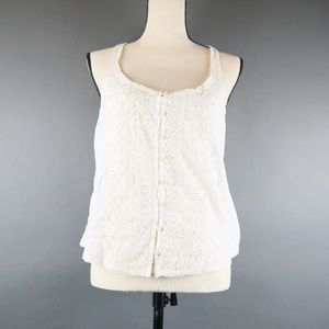 Abercrombie & Fitch White Top Size M